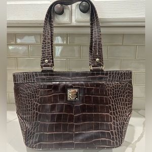Dooney & Bourke Croc Embossed Leather Purse